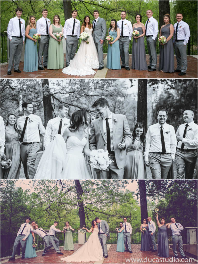 HOTEL DU VILLAGE WEDDING BRIDAL PARTY PHOTOS