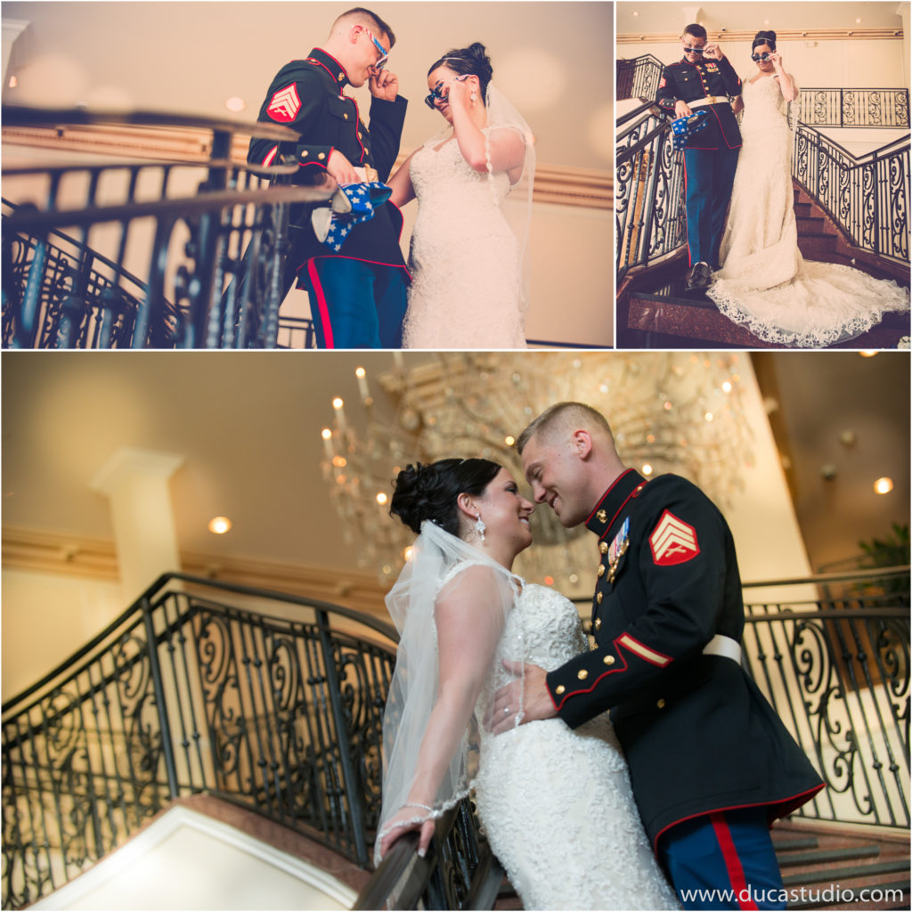 THE MERION WEDDING STAIRCASE PHOTOGRAPHY