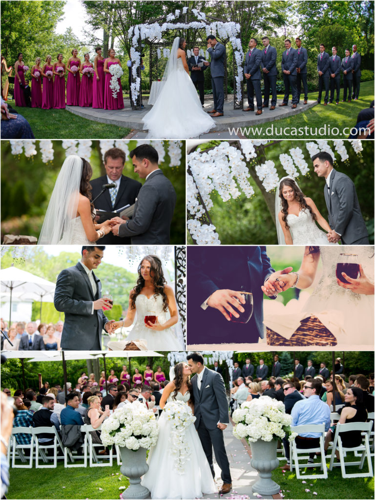 WILLIAM PENN INN OUTDOOR WEDDING CEREMONY PHOTOS