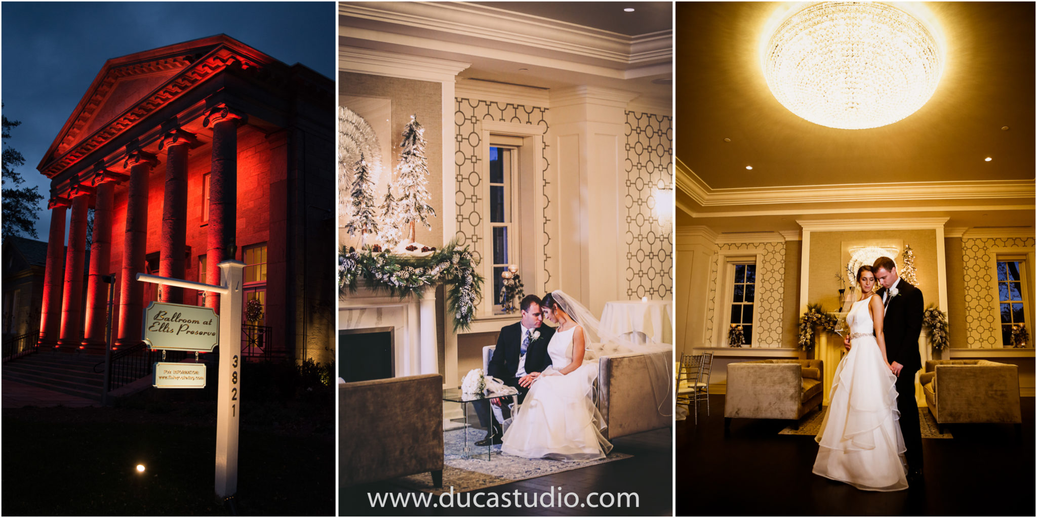 FINLEY CATERING BALLROOM AT ELLIS PRESERVE WEDDING