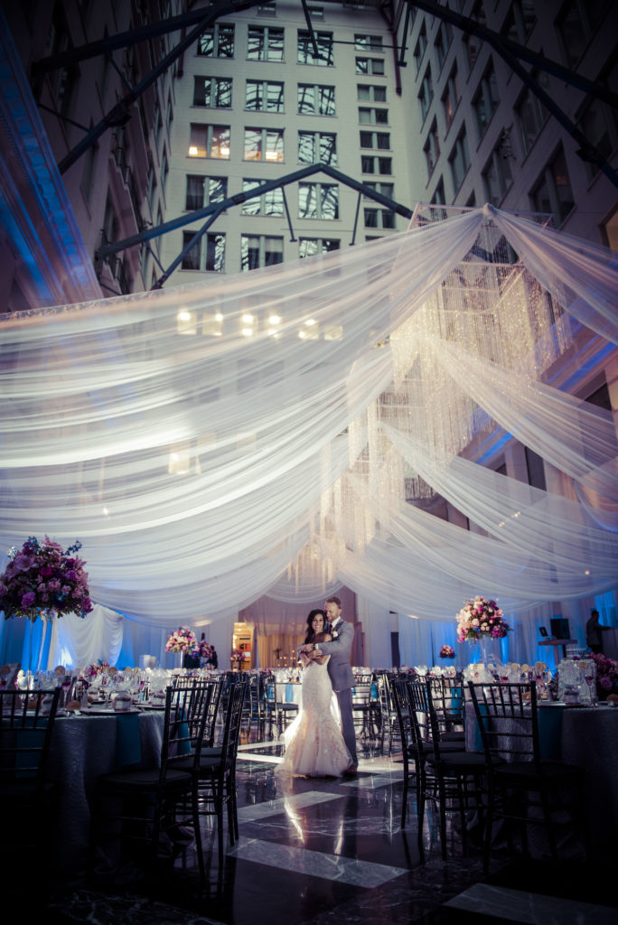 Atrium at Curtis Center Wedding // Michelle & William