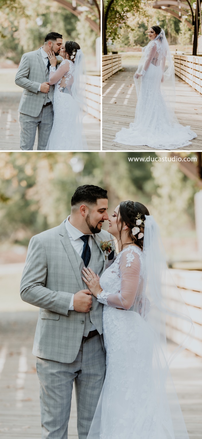 Elizabeth and Steven posed