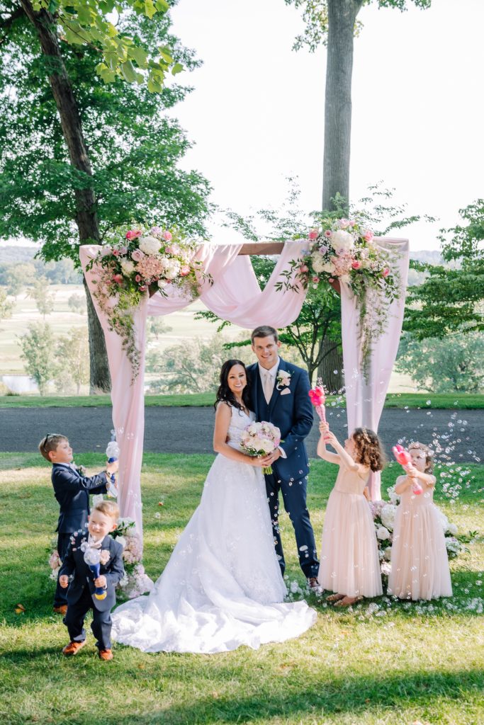 Wedding at Manufacturers’ Golf Club, Fort Washington, PA